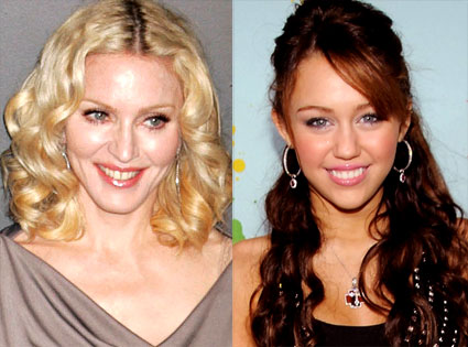 Madonna, Miley Cyrus Madonna, Miley Cyrus